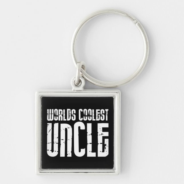 Cool Modern Urban Uncles : Worlds Coolest Uncle Key Ring (Front)