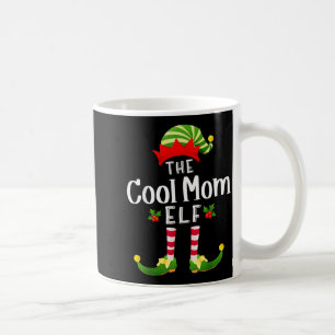 Cool Mom Christmas Elf Matching Pajama X-mas Party Coffee Mug