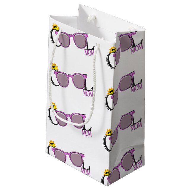 Cool MOM sunglasses Small Gift Bag (Back Angled)