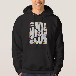 Cool Moms Club Retro Cool Mama New Mum Cool Moth Hoodie
