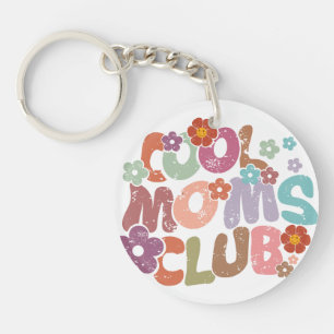 Cool Moms Club T-shirt Key Ring