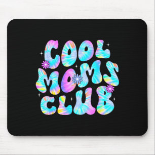 Cool moms club tie dye mum life mama happy mother' mouse mat