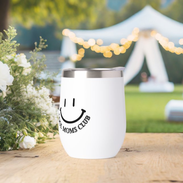 COOL MOMS CLUB WINE TUMBLER (Wedding)