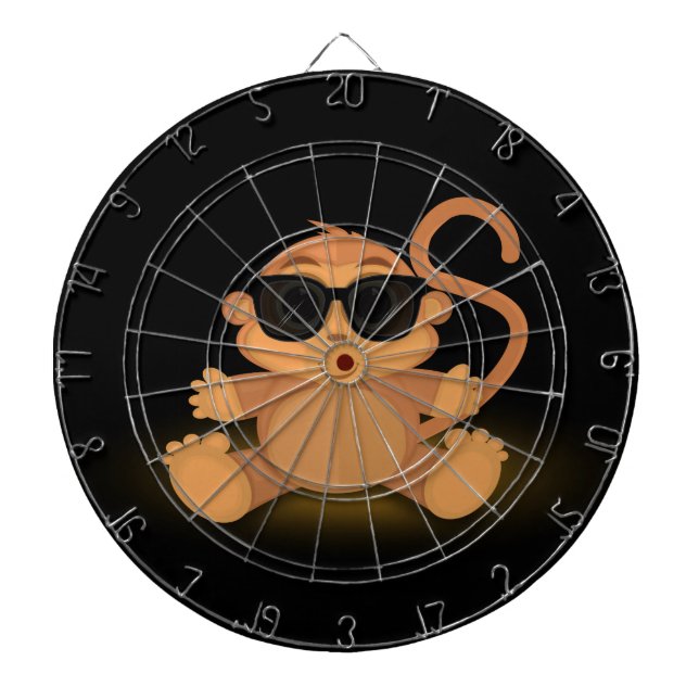Cool Monkey  Dartboard (Front)