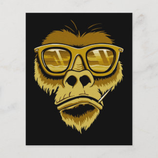 Cool Monkey Gorilla | Modern Pop Painting Flyer