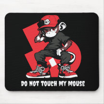 cool monkey mouse pad 