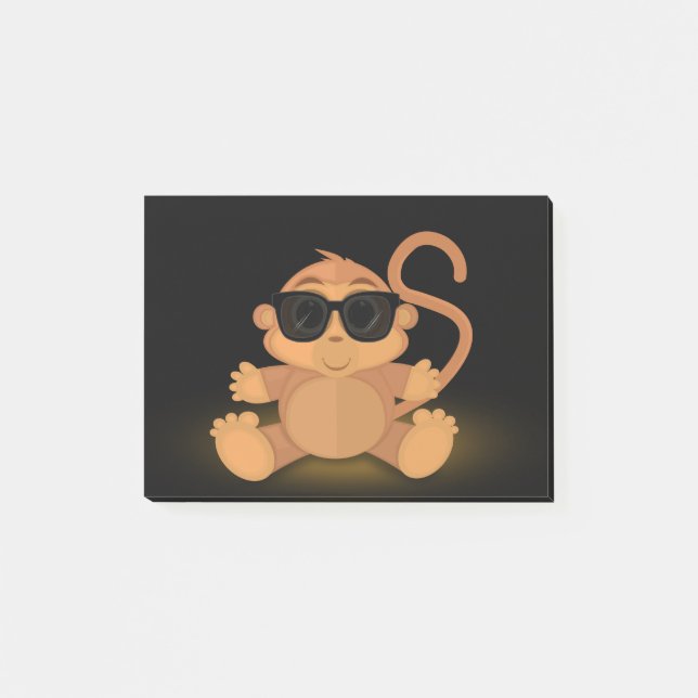 Cool Monkey Post-it Notes (Front)