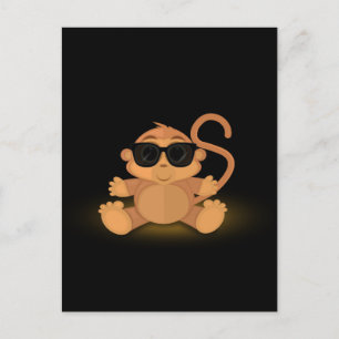 Cool Monkey Postcard