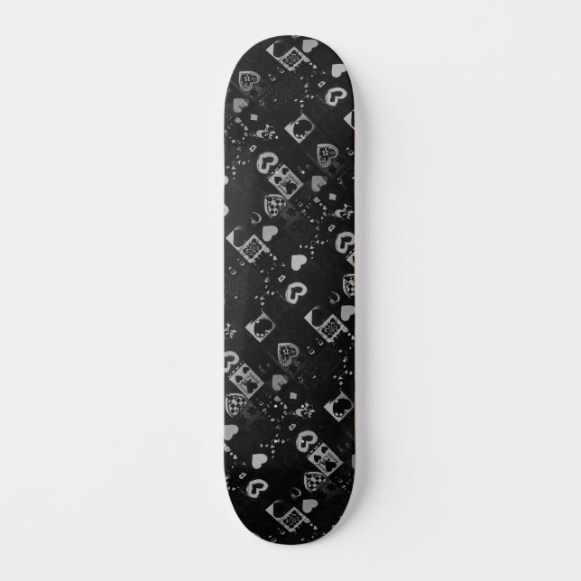 Cool Monochromatic Urban Street Art Inspired  Skateboard (Front)