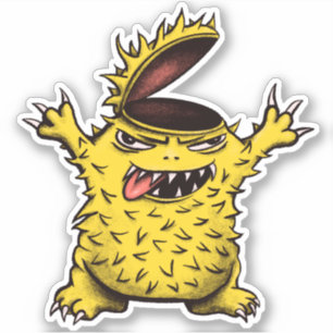 Cool Monster Crazy Brainless Character