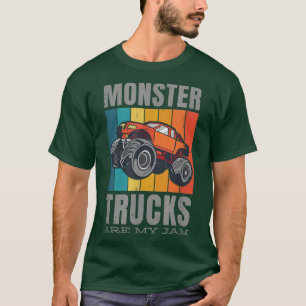 Cool Monster Trucks Are My Jam Kids Boys & Girls b T-Shirt