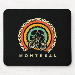 Cool Montreal Mountain Bike Riding Mountain Biking Mouse Mat