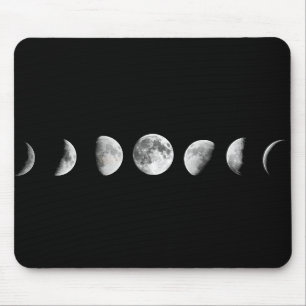 Cool Moon Phases Mousepad