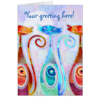 Cool Moonkats Custom Textured Collage