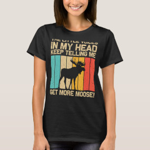 Cool Moose For Men Women Moose Alaska Moose Elk Hu T-Shirt