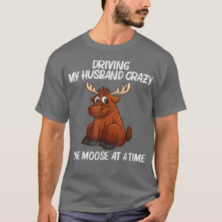 Cool Moose For Women Girls Deer Alaska Moose Lover T-Shirt