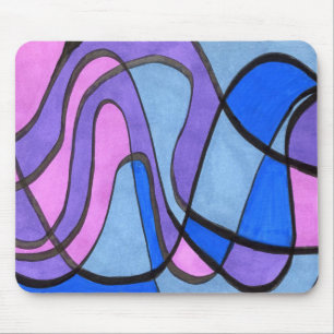 "Cool Morning" Abstract Design Mousepad