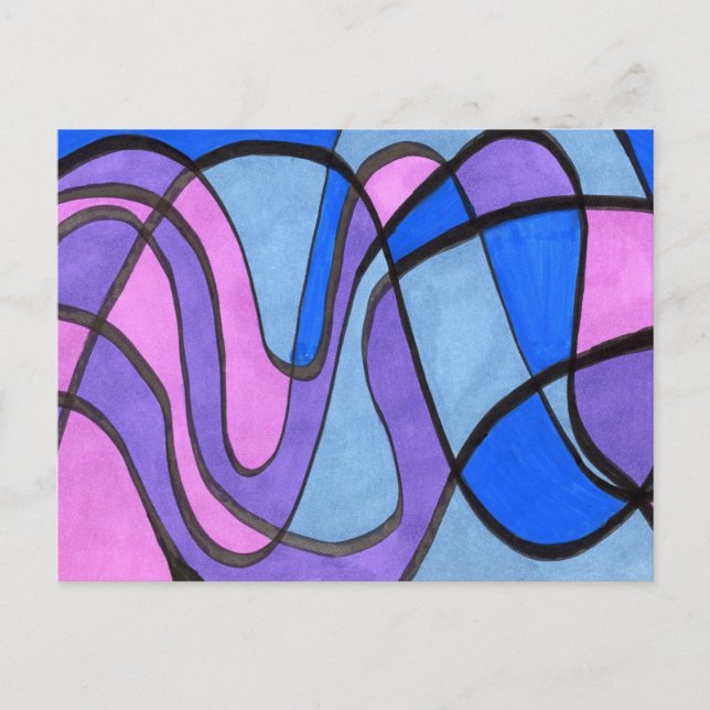 "Cool Morning" Abstract Postcard (Front)