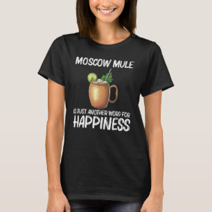 Cool Moscow Mule For Men Women Mug Vodka Cocktail  T-Shirt