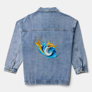 Cool motifs, fresh look: discover our ladies denim jacket