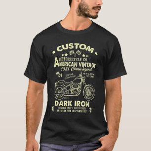 Cool Motorcycle Co 1931 Birthday American Vintage T-Shirt