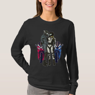 Cool Motorcycle Couples T-Shirt