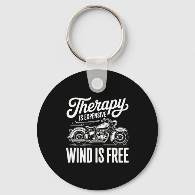 Cool Motorcycle Men Biker Rider Motor Cycle Lovers Key Ring (Front)