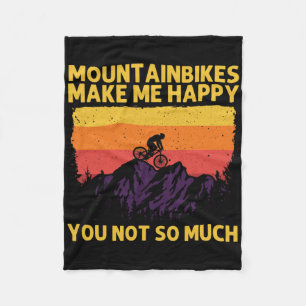 Cool Mountain Bike For Men Women Downhill Mtb Biki Fleece Blanket