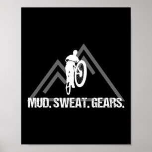 Cool Mountain Biking Apparel Trail Bike Riding Gif Poster