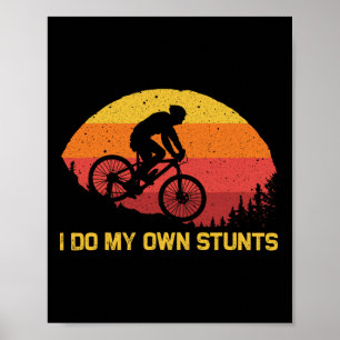 Cool Mountain Biking For Men Women Biker Mtb Bicyc Poster