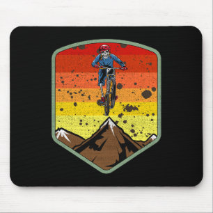 Cool Mountain Biking Skeleton Zombie Skull Mtb Bmx Mouse Mat