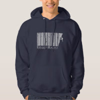 Cool Mountain Climber Man Colourful Barcode