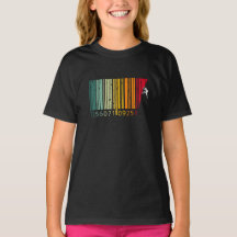 Cool Mountain Climber Man Colourful Barcode