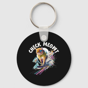 Cool Mountain Skier Snowboard For Men Women Kids S Key Ring