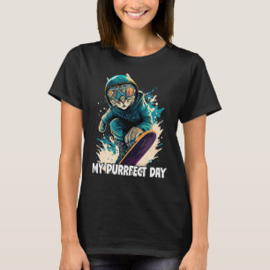 Cool Mountain Skier Snowboard For Men Women Kids S T-Shirt
