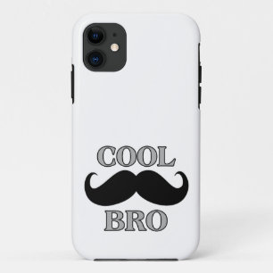 Cool Moustache Bro iPhone 11 Case