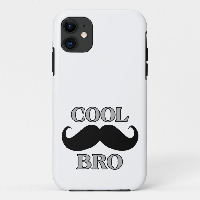 Cool Moustache Bro Case-Mate iPhone Case (Back)