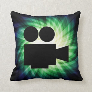 Cool Movie Camera; Video Film Cushion
