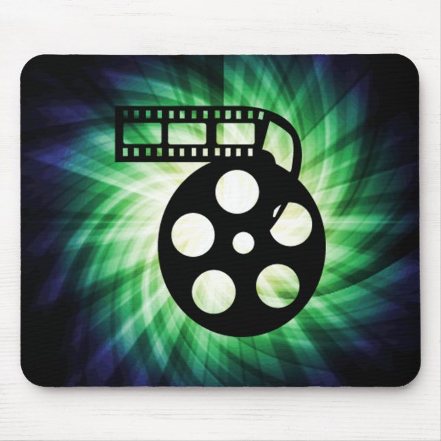 Cool Movie Film Reel Mouse Mat (Front)