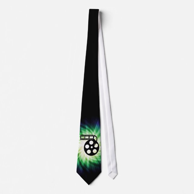 Cool Movie Film Reel Tie (Front)