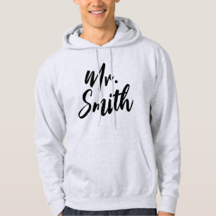 Cool Mr. Sweatshirt, Elegant Couple Personalized Hoodie