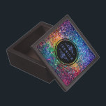 Cool Multicolor Retro Glitter & Sparkles Pattern 3 Gift Box<br><div class="desc">Coll multicolor retro glitter and sparkles pattern 3. Monogramed version. If you need any help customising any of my designs,  contact ArtOnWear designer. Free text formatting with live help available by request.</div>