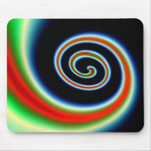 COOL Multicolored Swirl Mouse Mat