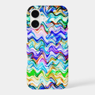 Cool Multicolored Wavy Zig Zag Pattern