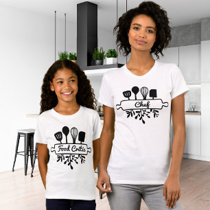 Cool Mum Chef Mother Daughter T-Shirt