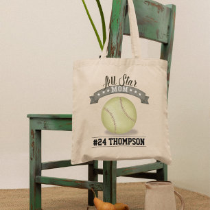 Cool Mum Custom All Star Softball Tote Bag