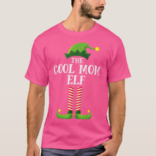 Cool Mum Elf Matching Family Group Christmas Party T-Shirt