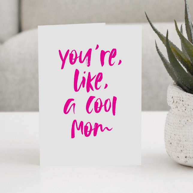 Cool mum fun bold Happy Mother's Day Card (Creator Uploaded)