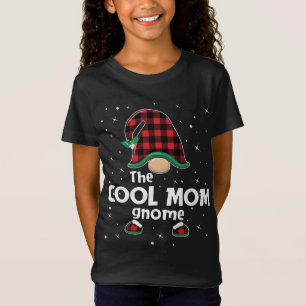 Cool Mum Gnome Buffalo Plaid Matching Christmas Gi T-Shirt