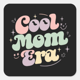Cool Mum - Mum Gifts - For Mother's Day Square Sticker